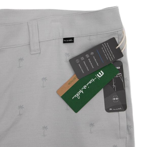 Travis Mathew Heather Gray Golf Resort To This Palm Tree Print Shorts Size 40 - Picture 4 of 8